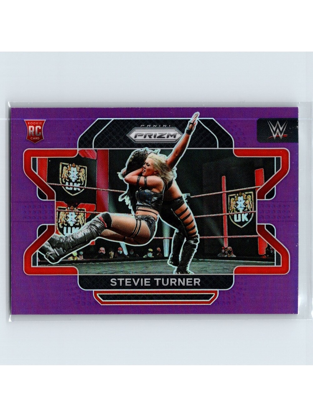 2022 Panini Prizm WWE Stevie Turner RC #22 Purple Prizm #/149 NXT UK